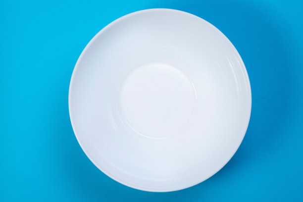 模拟空深白色板上的蓝色背景，俯视图图片下载