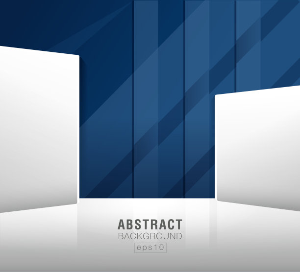 空藏青色和灰色的房间背景，网站，背景，横幅。房间元素模板为您的品牌或产品做广告。矢量图图片下载