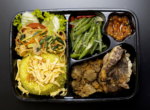 美味的自制盒饭图片下载