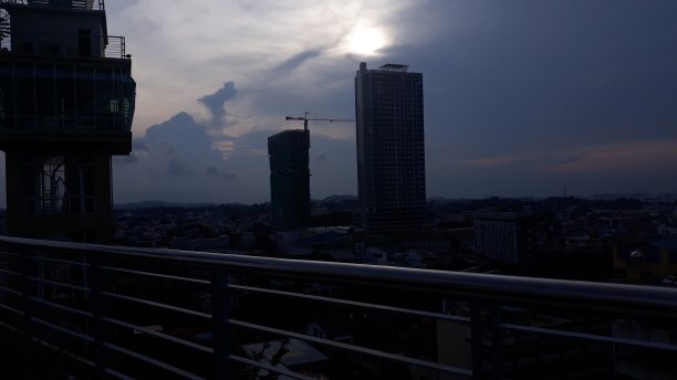 城市看日落图片下载