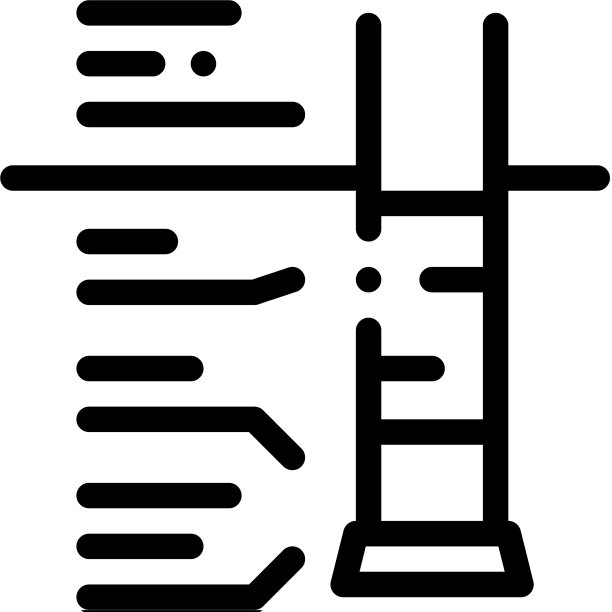 房屋地基结构轮廓图标图片下载