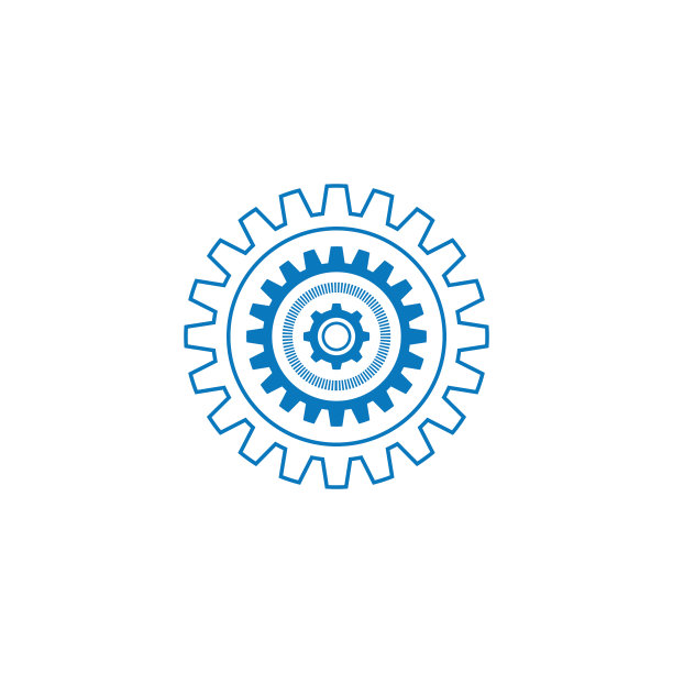 齿轮标志模板图标图片下载