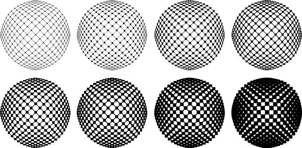 点条纹球集图片下载