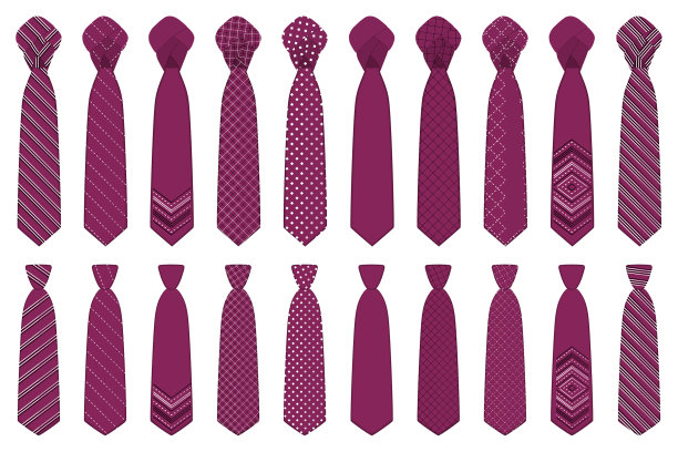 主题大套领带不同类型的领带图片下载
