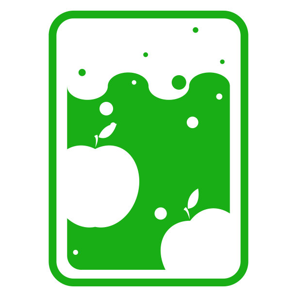 标志图标苹果标签苹果在一个绿色图片下载