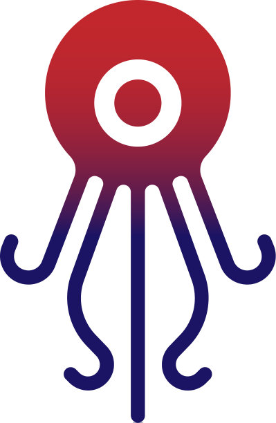 章鱼标志图标图片下载