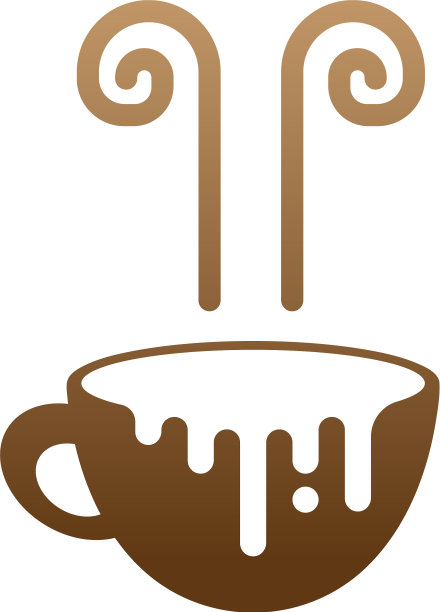 咖啡杯标志咖啡馆图标图片下载