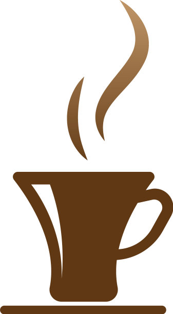咖啡杯标识设计咖啡馆图标图片下载