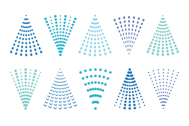 喷雾图标设置流体空气喷雾符号图片下载