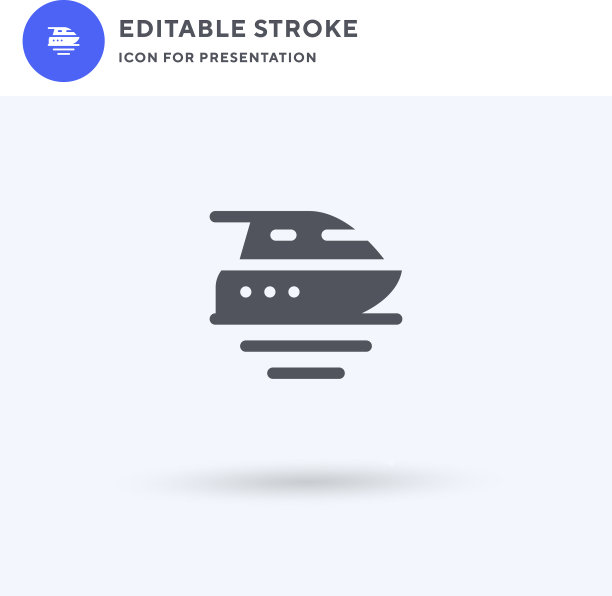 游艇图标填平标志实图片下载