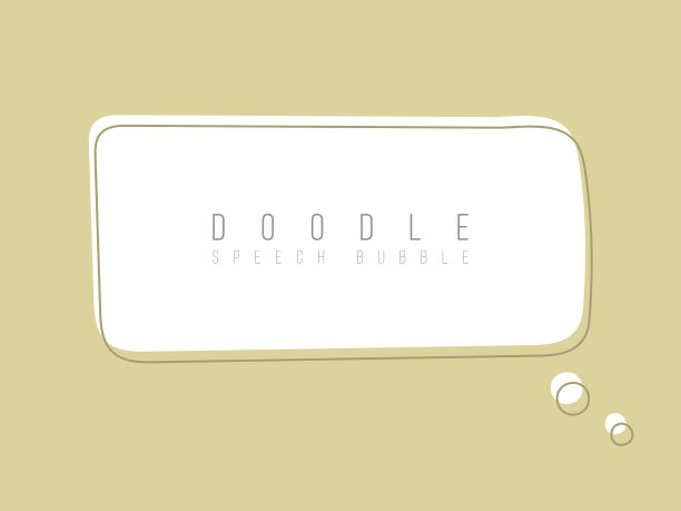 彩色语音泡泡在绘画风格对话图片下载