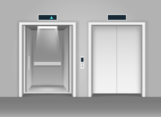 现实的钢电梯图片下载