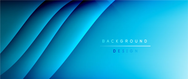 流体梯度波与阴影线和发光图片下载