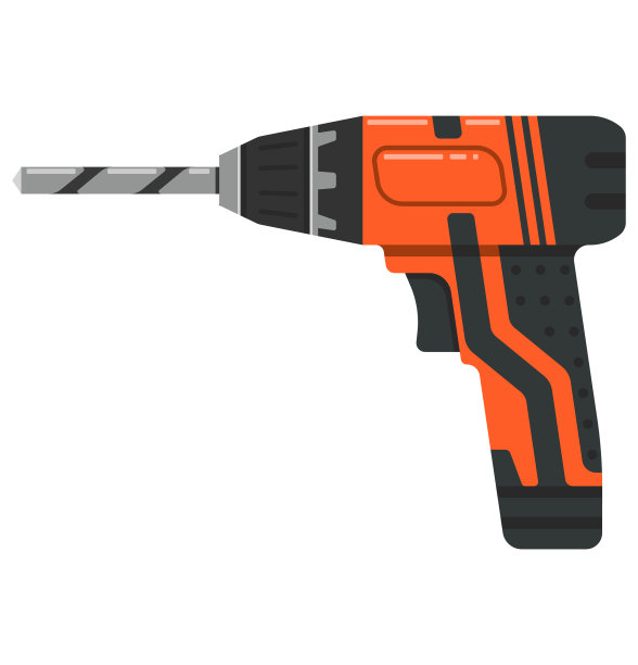 工具工作木工修理工橙色螺丝刀图片下载