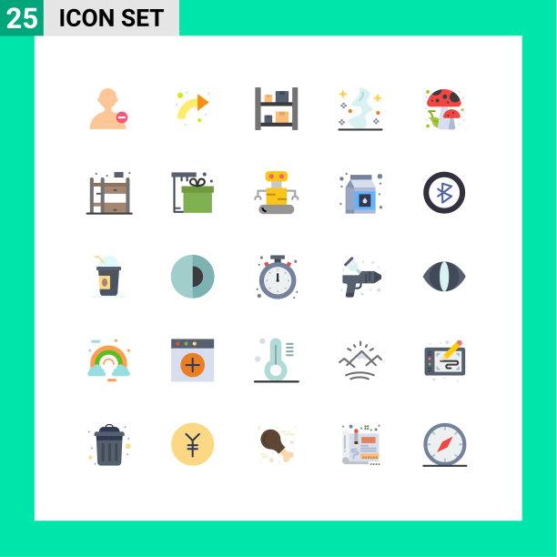 通用图标符号组25现代扁平图片下载