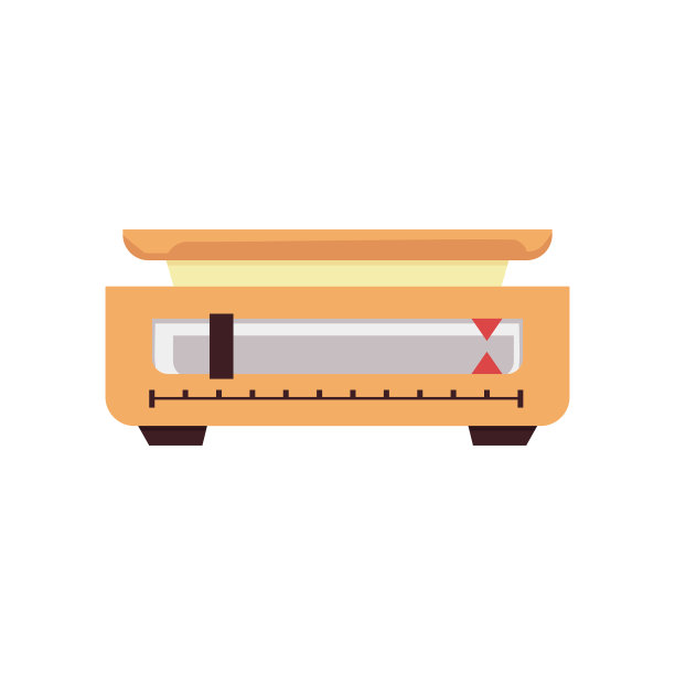 存储磅秤或天平图标符号平图片下载