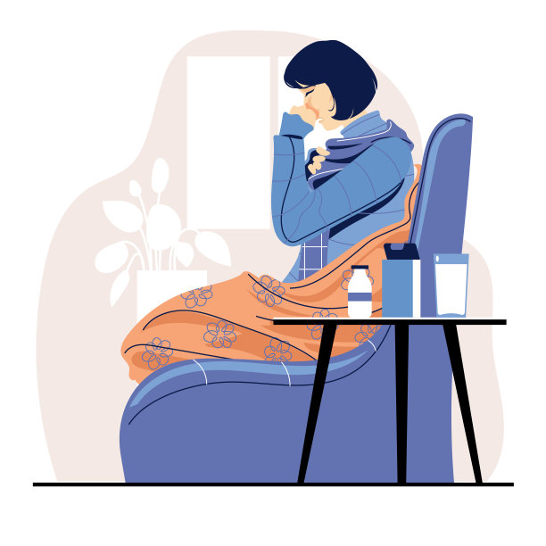 感染和流感季节与病人图片下载