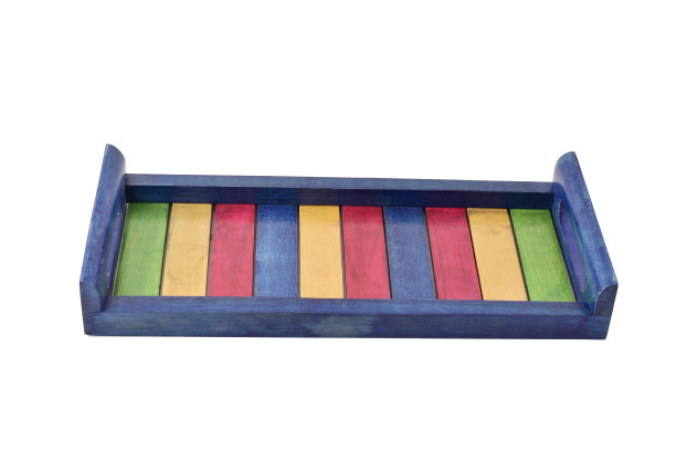 蒸汽山毛榉木产品，离奇的木制托盘孤立在白色背景图片下载