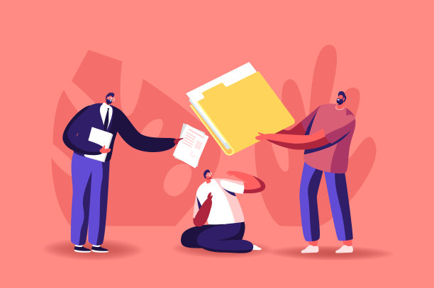 困惑的商人性格坐在地上被同事的意见压住。商人和压力工作者图片下载