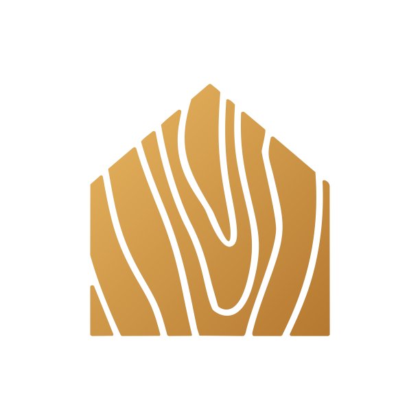 木头房子矢量图标插图图片下载