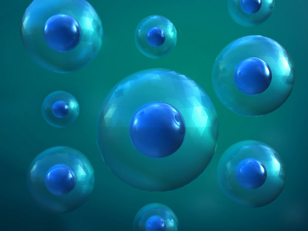 人体细胞的微观视图图片下载