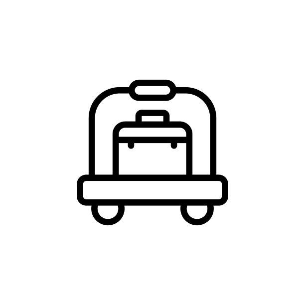 矢量手推车图标：标志图片下载