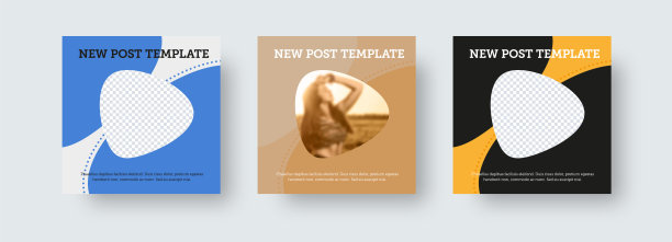 矢量广场张贴模板的社会媒体广告您的业务，项目。图片下载