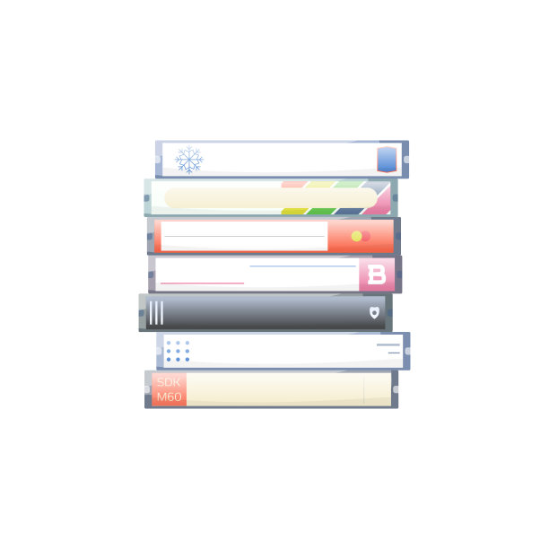 空磁带的堆栈向量图片下载