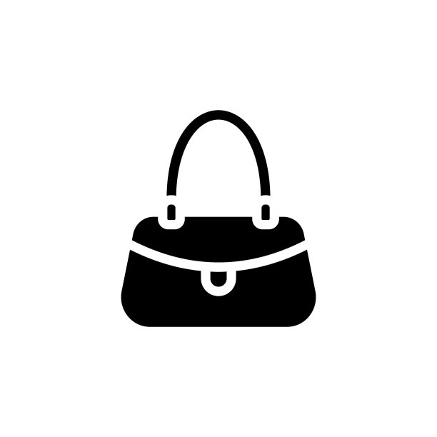 矢量女士钱包图标，标志图片下载
