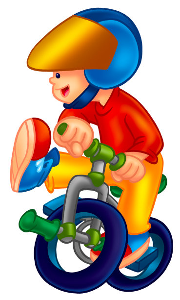 嘻哈卡通的孩子图片下载