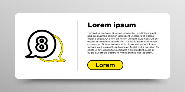 第8行三月在语音气泡图标孤立的白色背景。妇女节快乐。色彩斑斓的轮廓的概念。向量图片下载