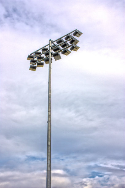 体育场路灯杆图片下载