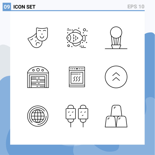 9 .通用轮廓符号符号圈图片下载