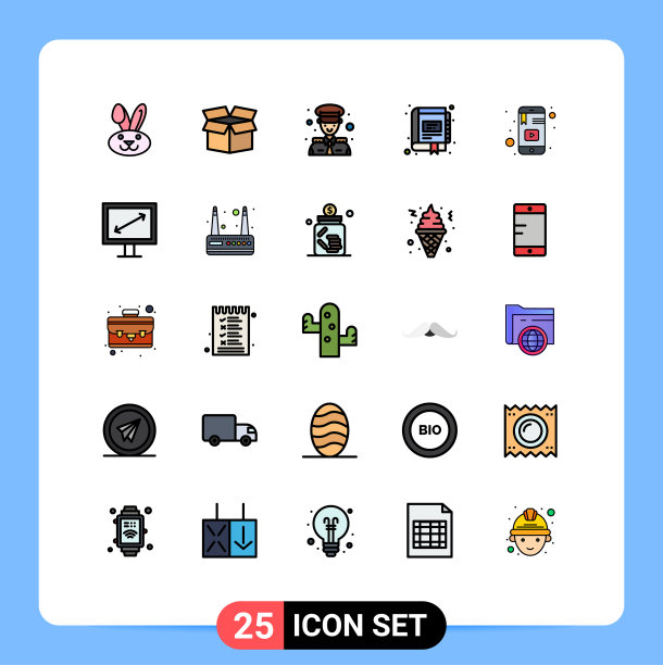 25组填线平色标志和图片下载