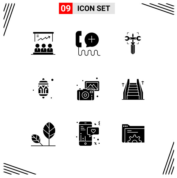 通用图标符号组9现代立体图片下载