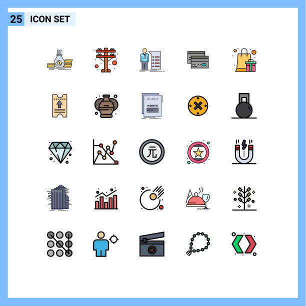 现代设置25填充线和平色图片下载