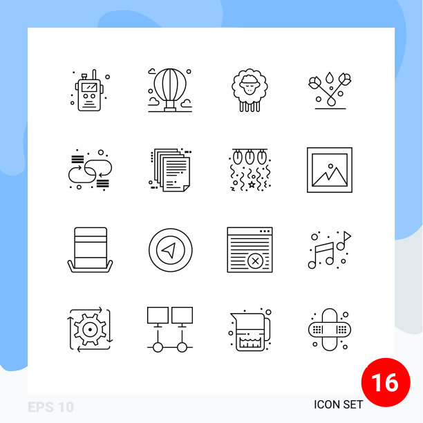通用图标符号组16现代图片下载