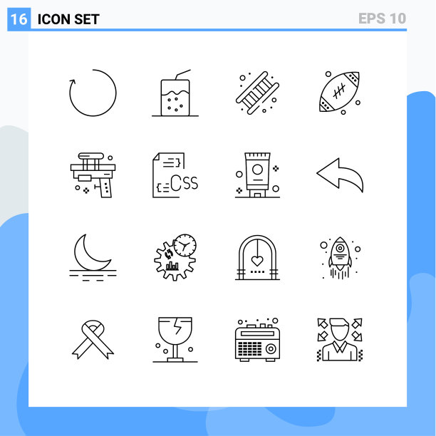 16大纲概念的网站，移动和应用程序图片下载