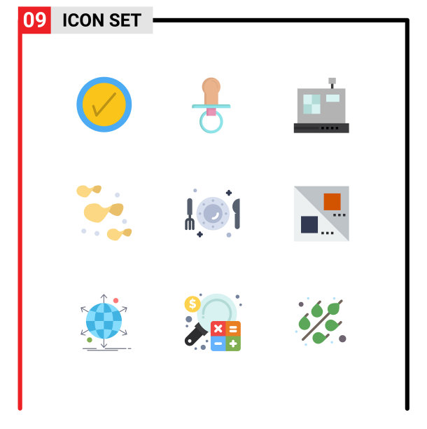 第九组单色标志和符号图片下载