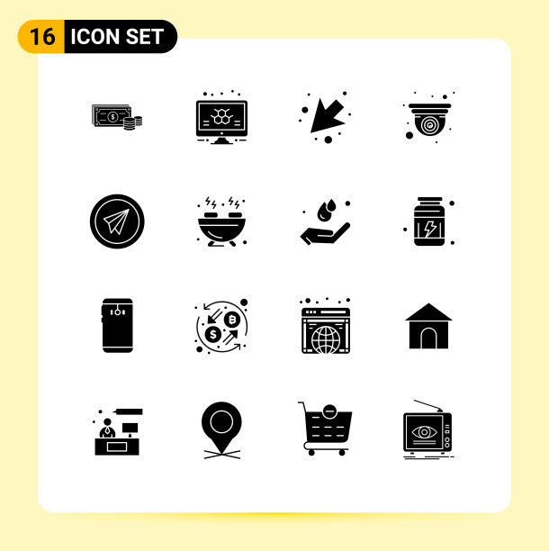 移动界面立体字形设置16个象形文字图片下载