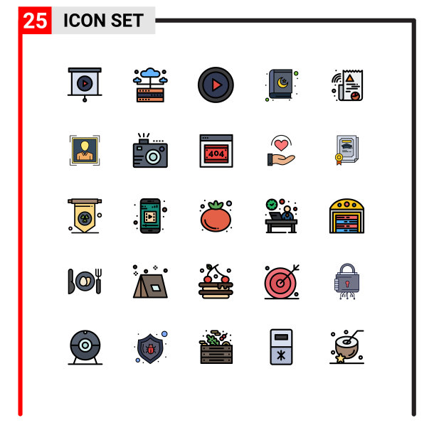 25组填线平色标志和图片下载