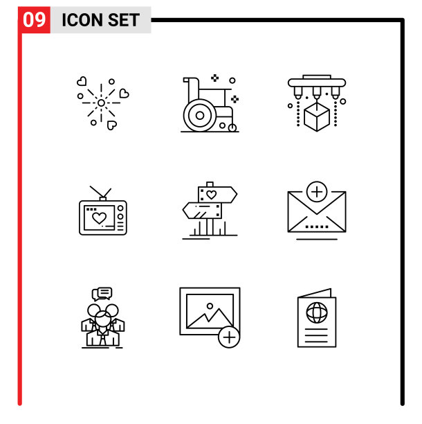 象形文字设定9简单勾勒爱情电影图片下载