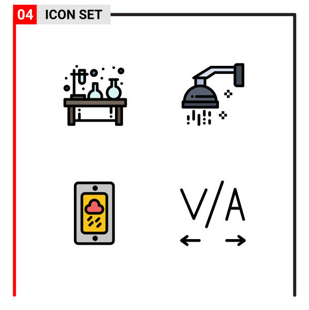 在网格上设置4个填充线的平面颜色图片下载