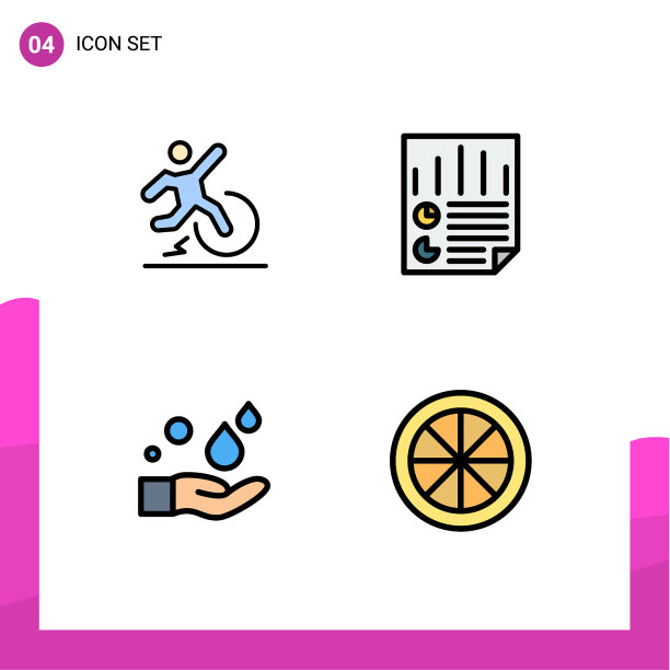 填充线平色包4个通用符号图片下载