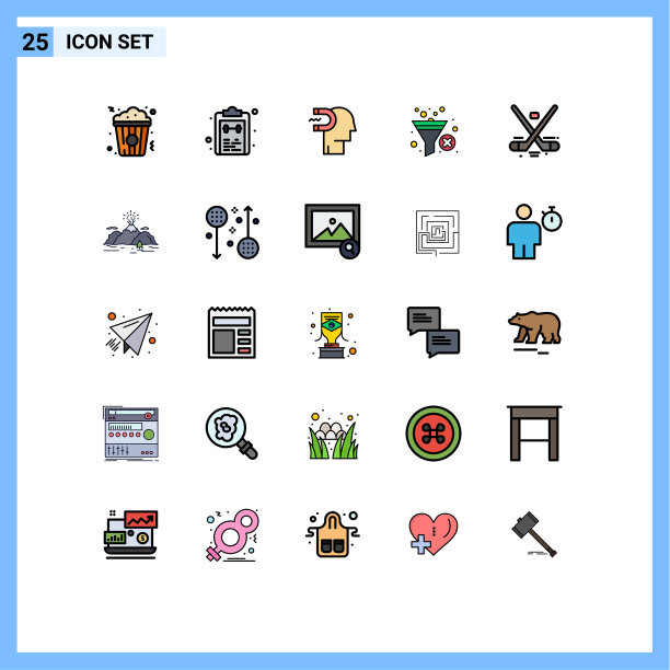 25组填线平色标志和图片下载