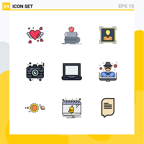 第九组填充线和平色标志图片下载