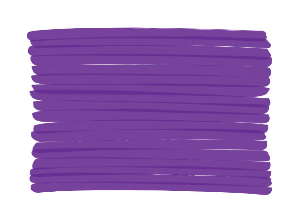 抽象向量紫色背景手绘与记号笔。可以用任何其他颜色重新喷漆。条纹互相重叠形成深色的斑点。时尚多彩的设计突出元素。为文本复制空间。图片下载