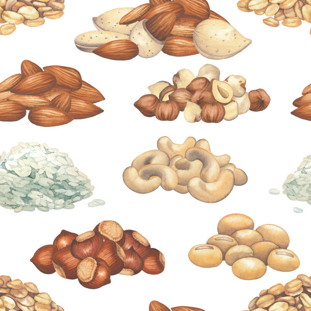 水彩的各种成分与植物奶相关图片下载