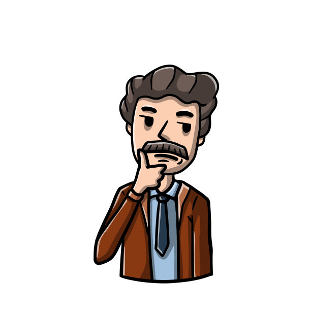 沉思的老人手托着下巴。爱幻想、沉思的长者。图片下载