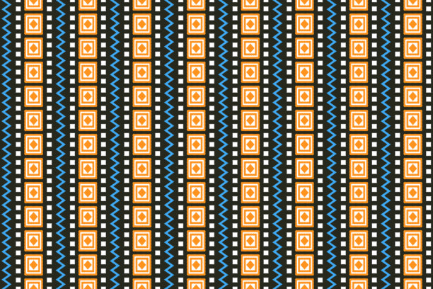 几何民族图案无缝图片下载